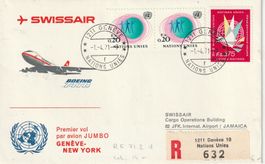 RF 71.3cU, GEN`VE NATIONS UNIES . NEW YORK, 1971